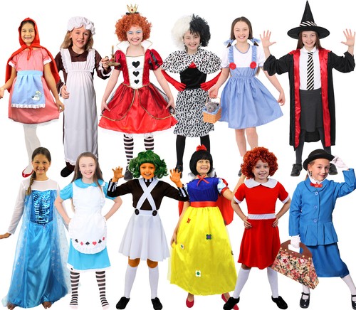 Girls book character costumes - book,