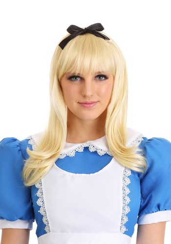 Adult blonde alice wig - adult,