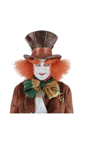 Mad hatter hat with hair - hatter,