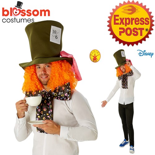 Ac793 men mad hatter - hat, wig
