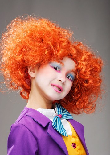 Childrens size curly ginger - childrens,
