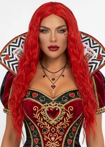 Womens queen hearts style - of,