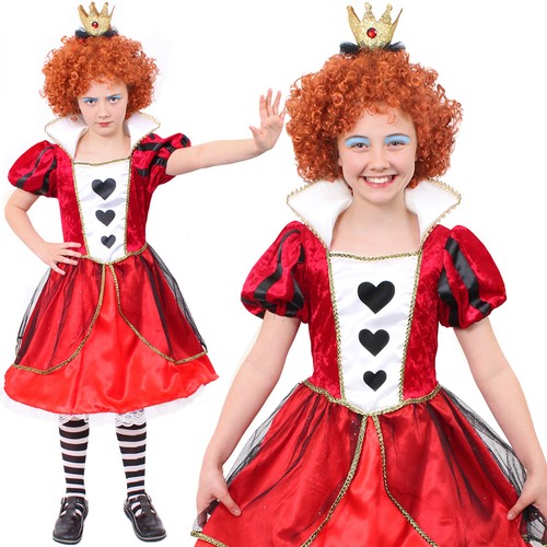 Girls queen hearts costume - girls,